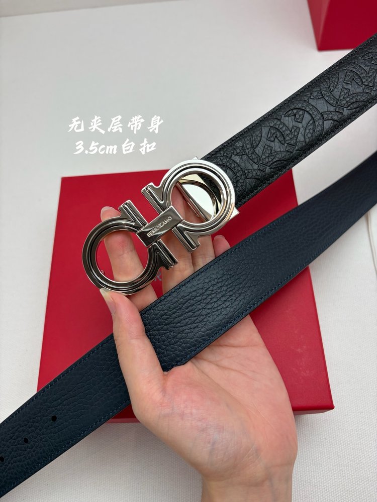 페라가모 정품 벨트 3.5cm NFC 칩 001-285841