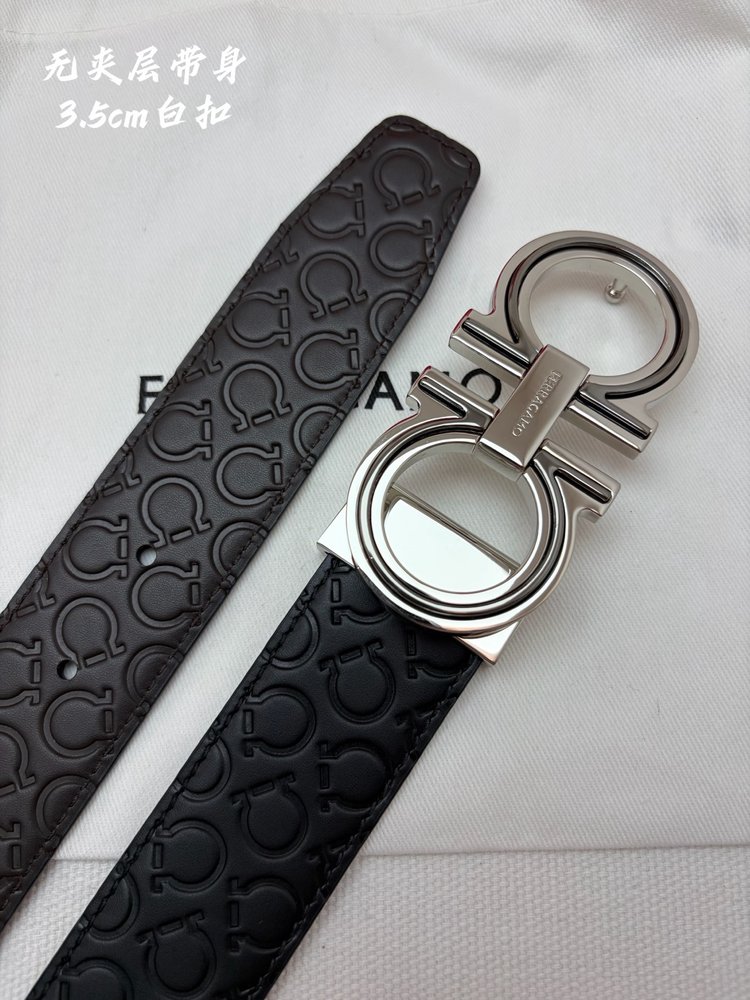 페라가모 NFC 칩 스캔 벨트 3.5cm 001-285843