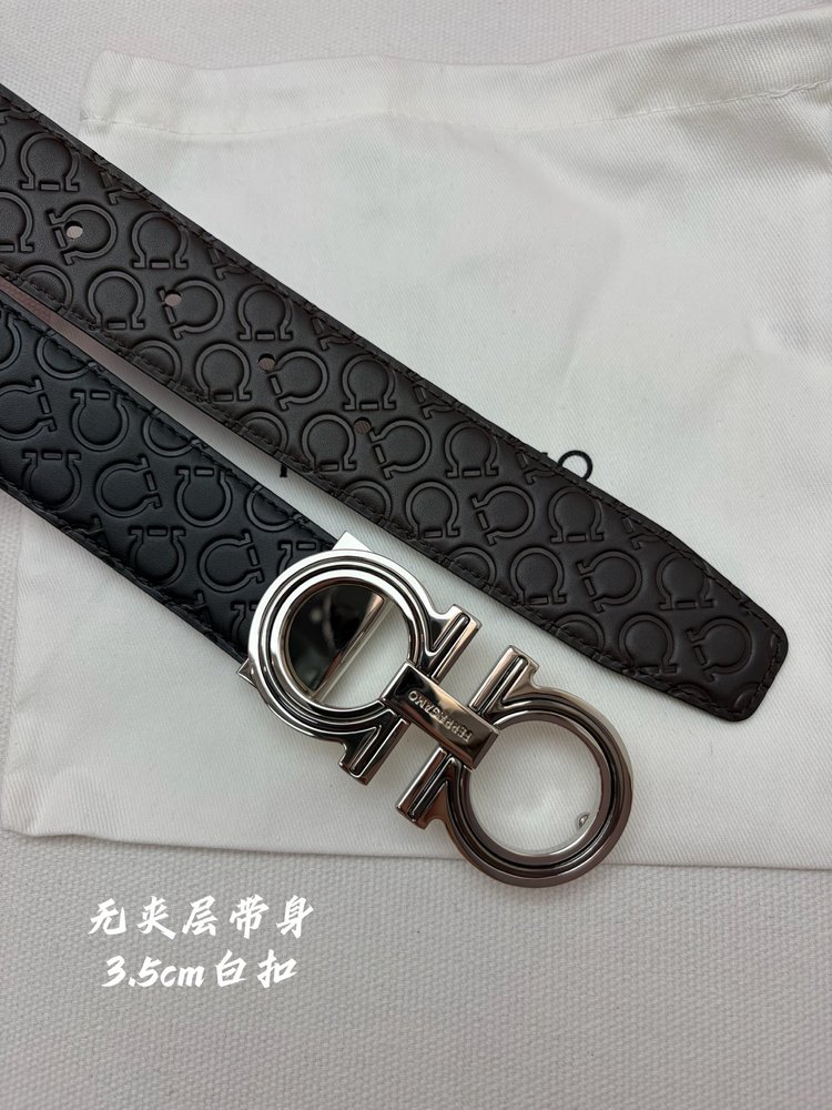 페라가모 NFC 칩 스캔 벨트 3.5cm 001-285843