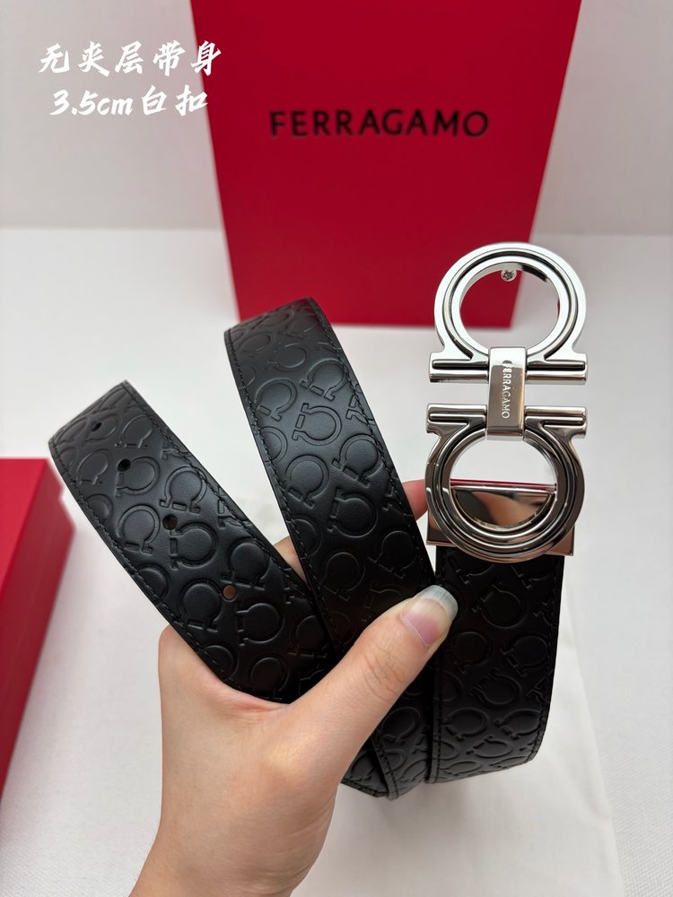 페라가모 NFC 칩 스캔 벨트 3.5cm 001-285843