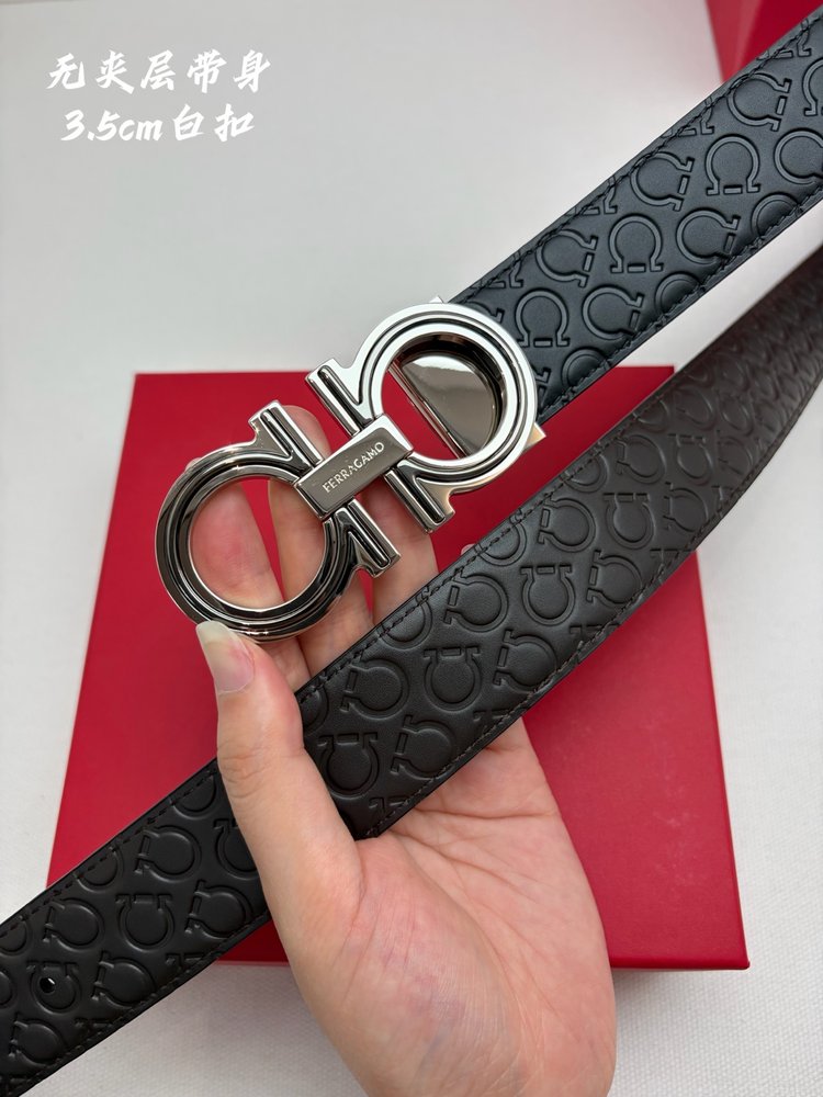 페라가모 NFC 칩 스캔 벨트 3.5cm 001-285843