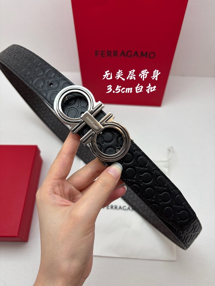 페라가모 NFC 칩 스캔 벨트 3.5cm 001-285843