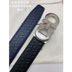 페라가모 NFC 칩 스캔 정품 벨트 3.5cm 001-285848