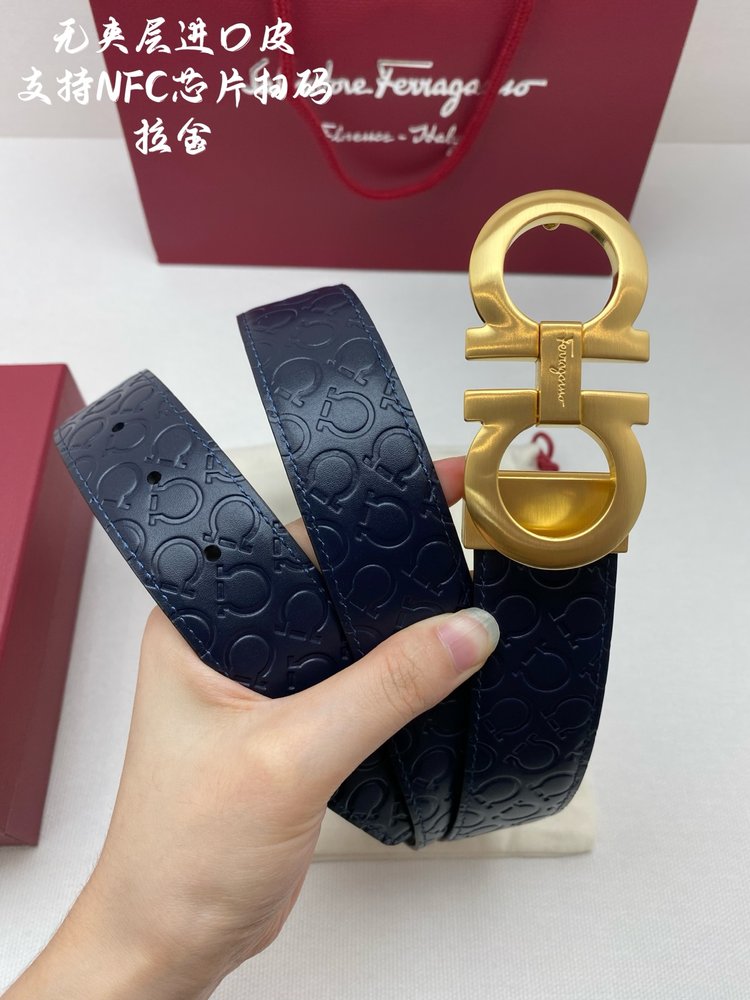 페레가모 NFC 칩 스캔 가능 벨트 001-285849