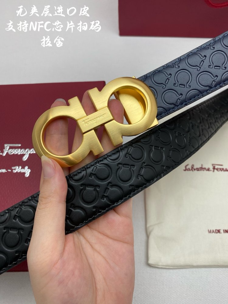 페레가모 NFC 칩 스캔 가능 벨트 001-285849