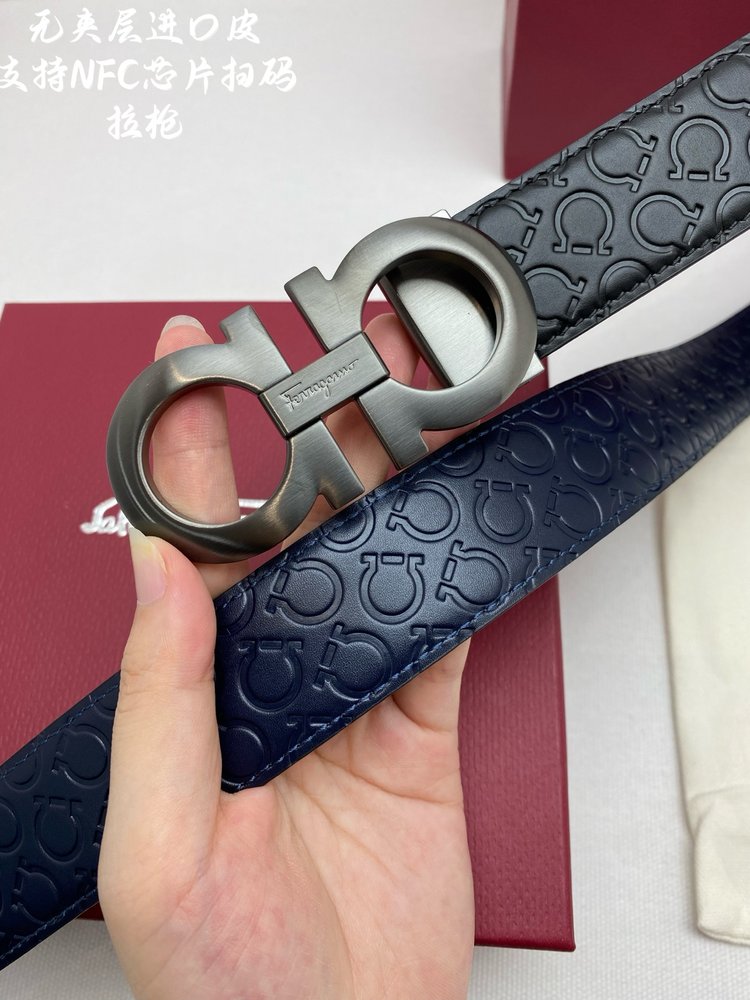 Ferragamo NFC 칩 벨트 001-285850