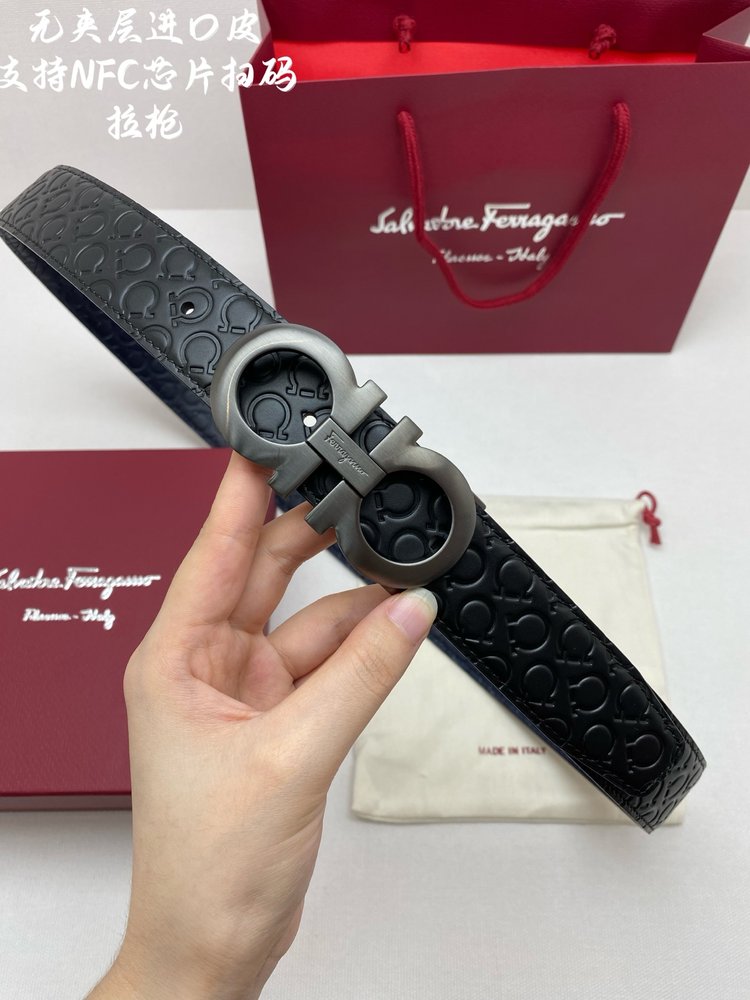 Ferragamo NFC 칩 벨트 001-285850