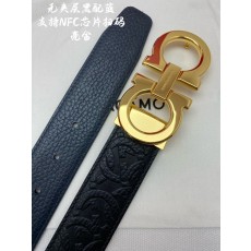 페라가모 NFC 칩 스캔 버클 벨트 3.5cm 001-285851