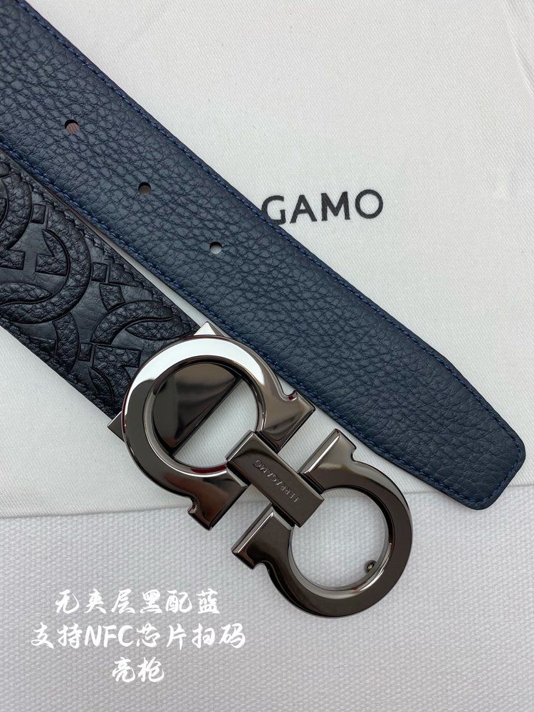페라가모 NFC칩 스캔 정품 3.5cm 이탈리아 가죽 001-285852