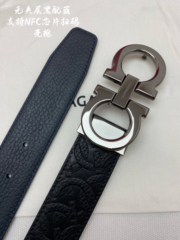 페라가모 NFC칩 스캔 정품 3.5cm 이탈리아 가죽 001-285852
