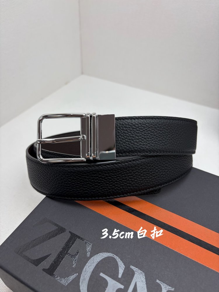 제지아 남성 벨트 송아지 가죽 35mm 001-285880