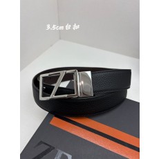 제냐 남성 벨트 3.5cm 폭 수입 송아지 가죽 001-285882