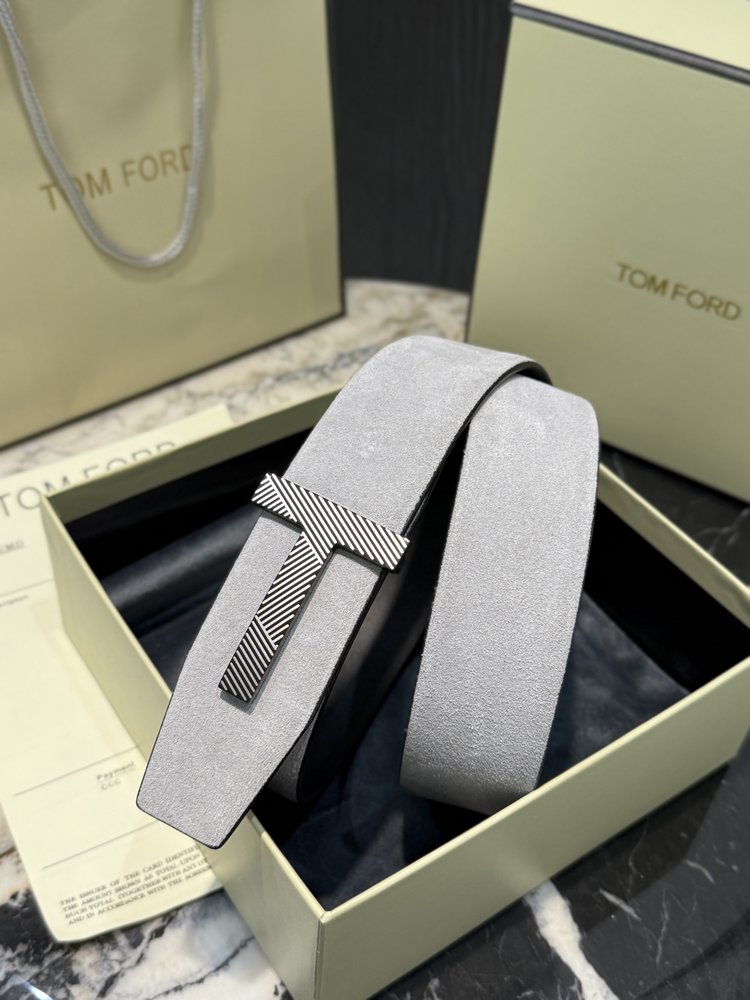 TOM FORD 양면 소가죽 비즈니스 벨트 001-285895