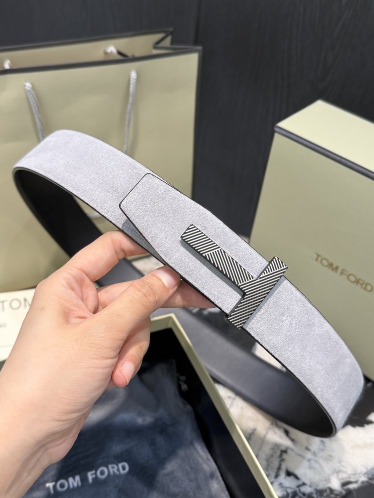 TOM FORD 양면 소가죽 비즈니스 벨트 001-285895