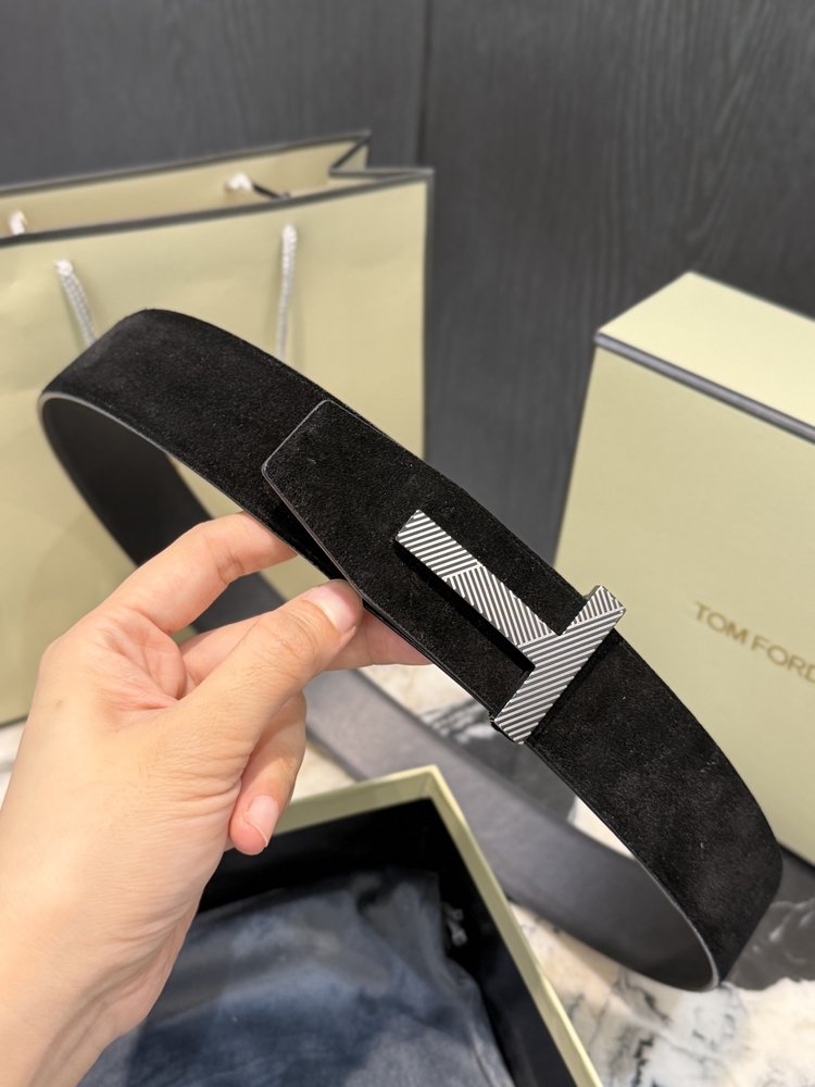TOM FORD 양면 소가죽 비즈니스 벨트 001-285896