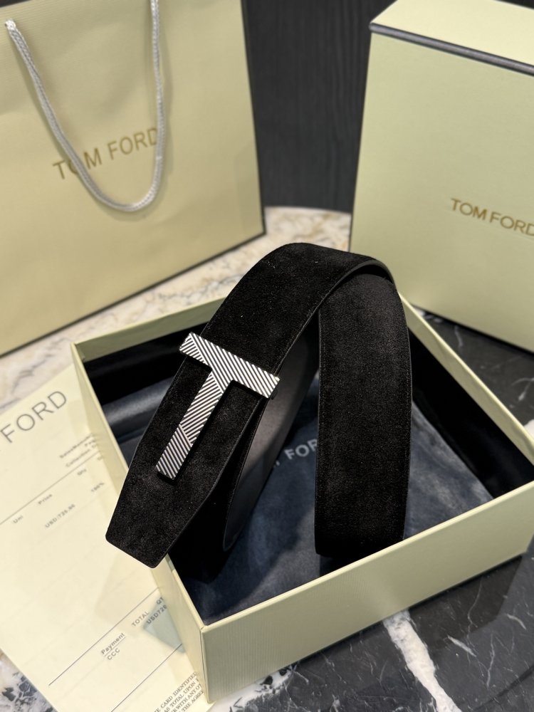 TOM FORD 양면 소가죽 비즈니스 벨트 001-285896