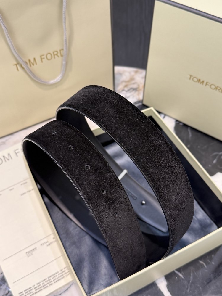 Tom Ford 양면 소가죽 비즈니스 벨트 4.0cm 001-285899