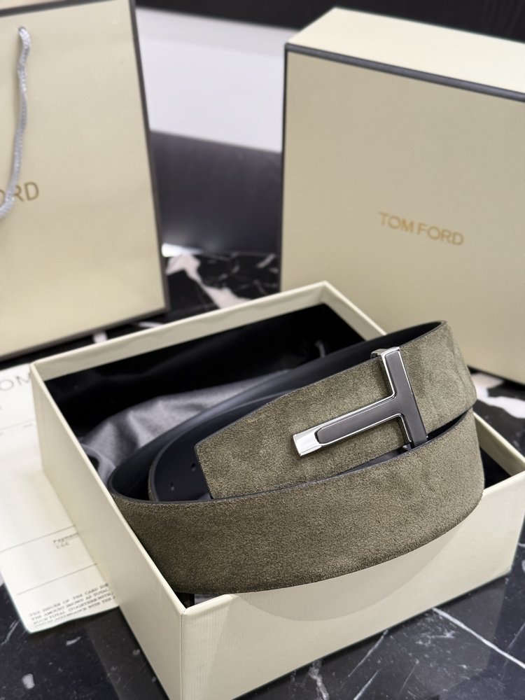 TOM FORD 양면 송아지가죽 비즈니스 벨트 001-285901