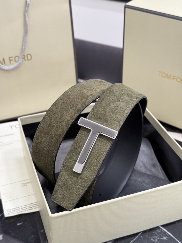 TOM FORD 양면 송아지가죽 비즈니스 벨트 001-285901
