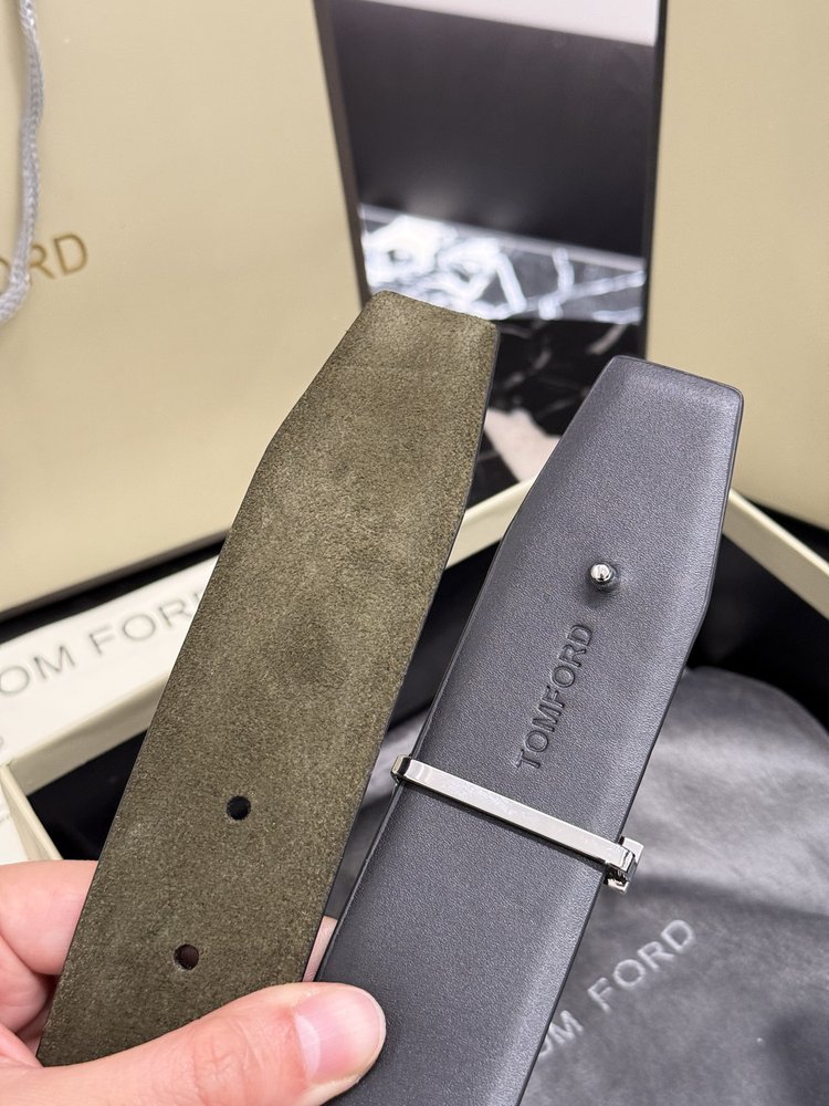 TOM FORD 양면 송아지가죽 비즈니스 벨트 001-285901
