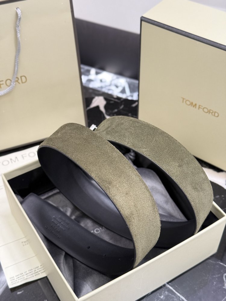 TOM FORD 양면 송아지가죽 비즈니스 벨트 001-285901