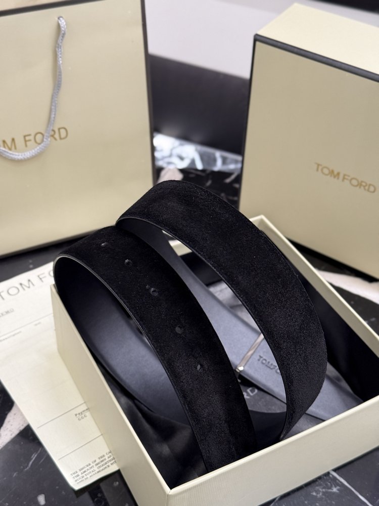 TOM FORD 양면 송아지가죽 남성 벨트 4.0cm 001-285905