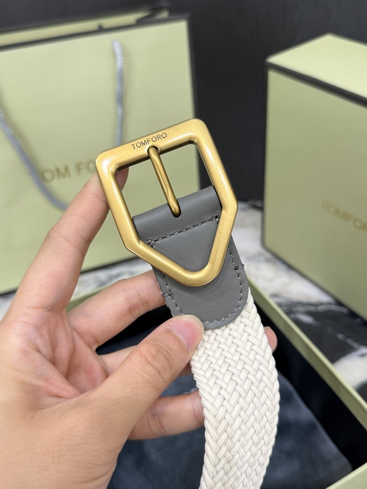 톰 포드 남성 심플 벨트 3.5cm 001-285909