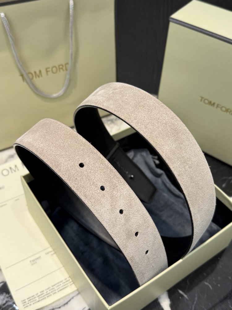 TOM FORD 남성용 양면 송아지 가죽 벨트 001-285911