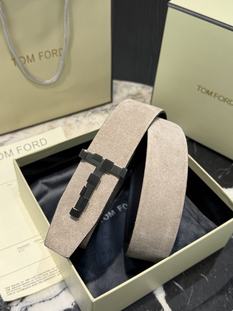 TOM FORD 남성용 양면 송아지 가죽 벨트 001-285911