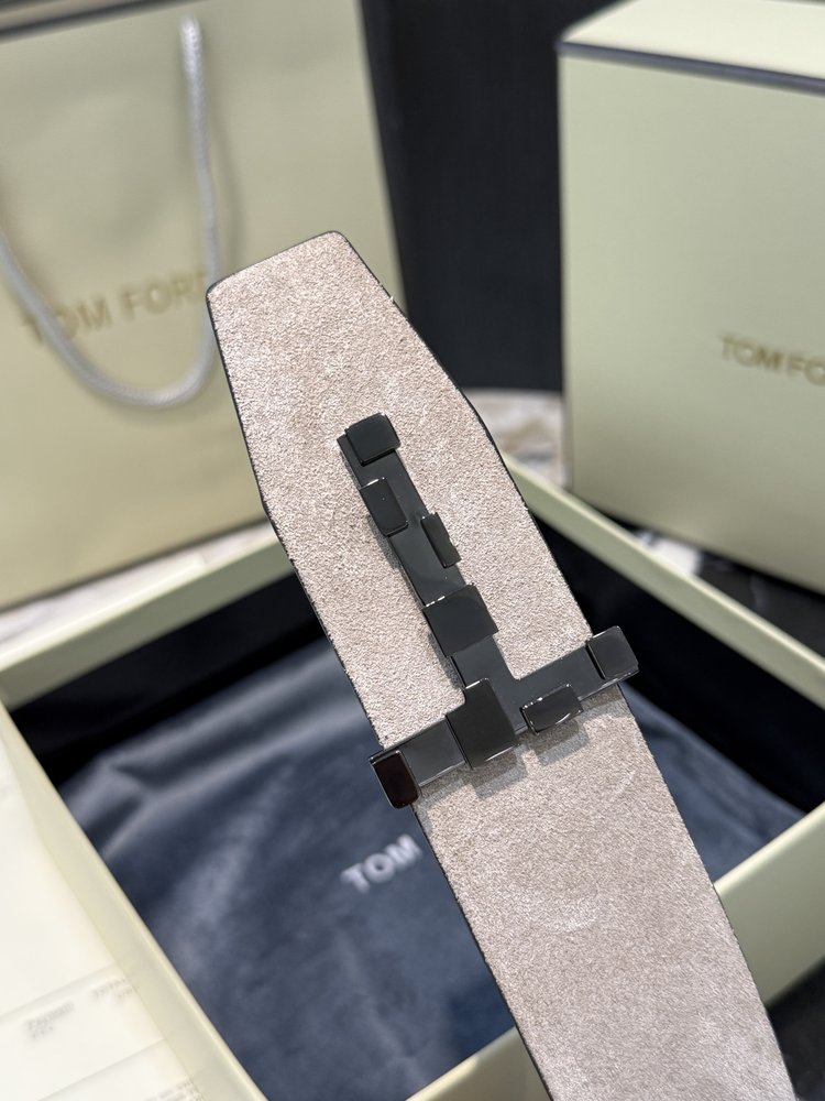 TOM FORD 남성용 양면 송아지 가죽 벨트 001-285911