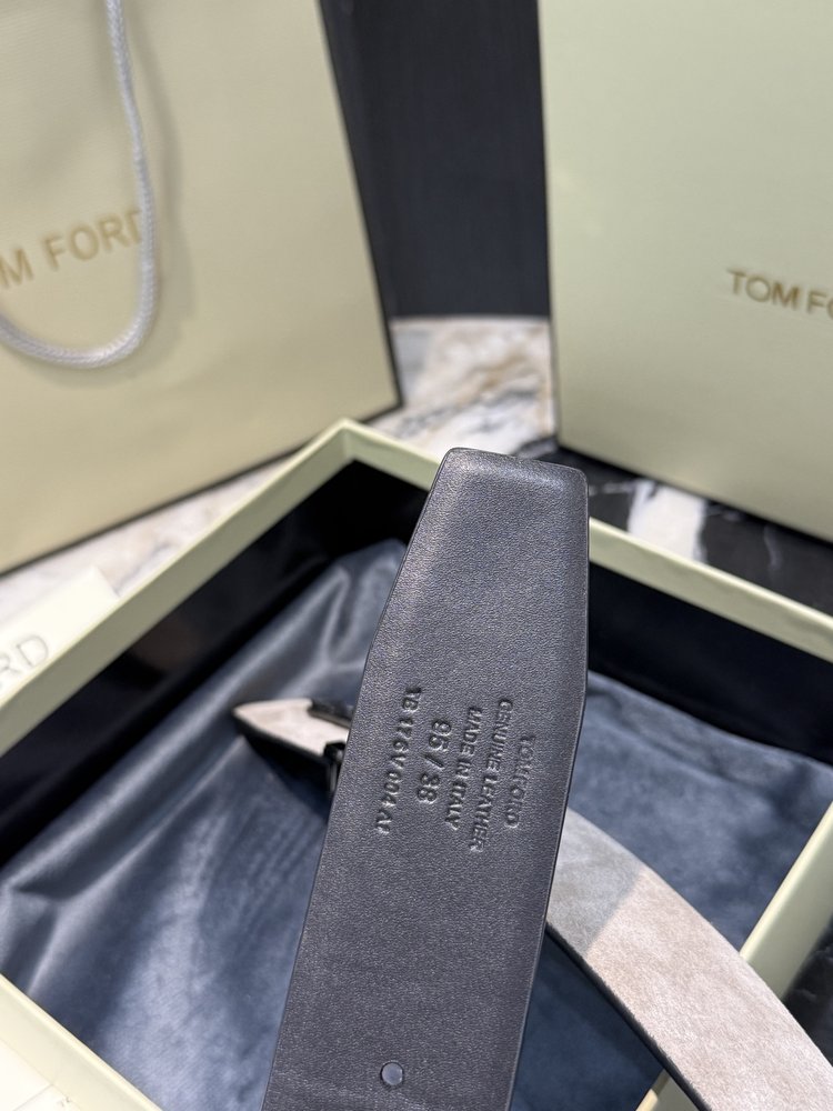 TOM FORD 남성용 양면 송아지 가죽 벨트 001-285911