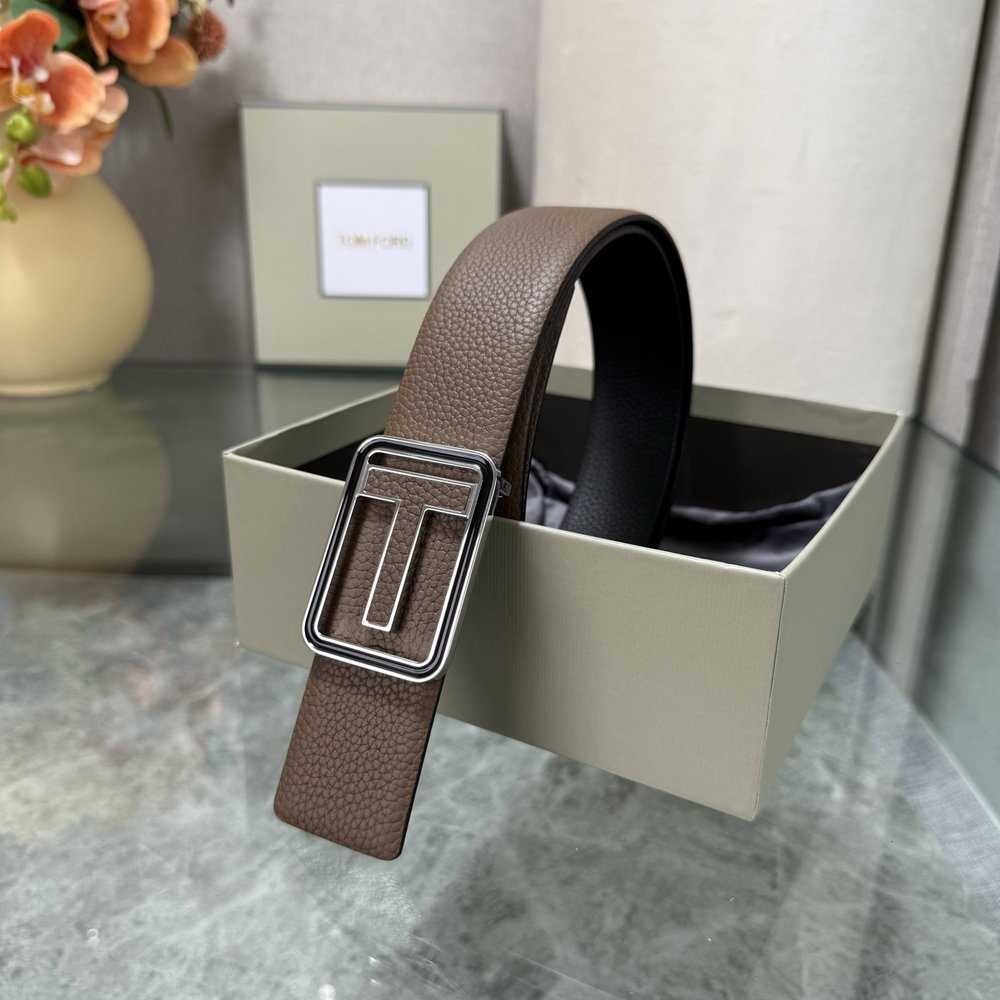 톰포드 양면 소가죽 벨트 3.8cm 001-285932