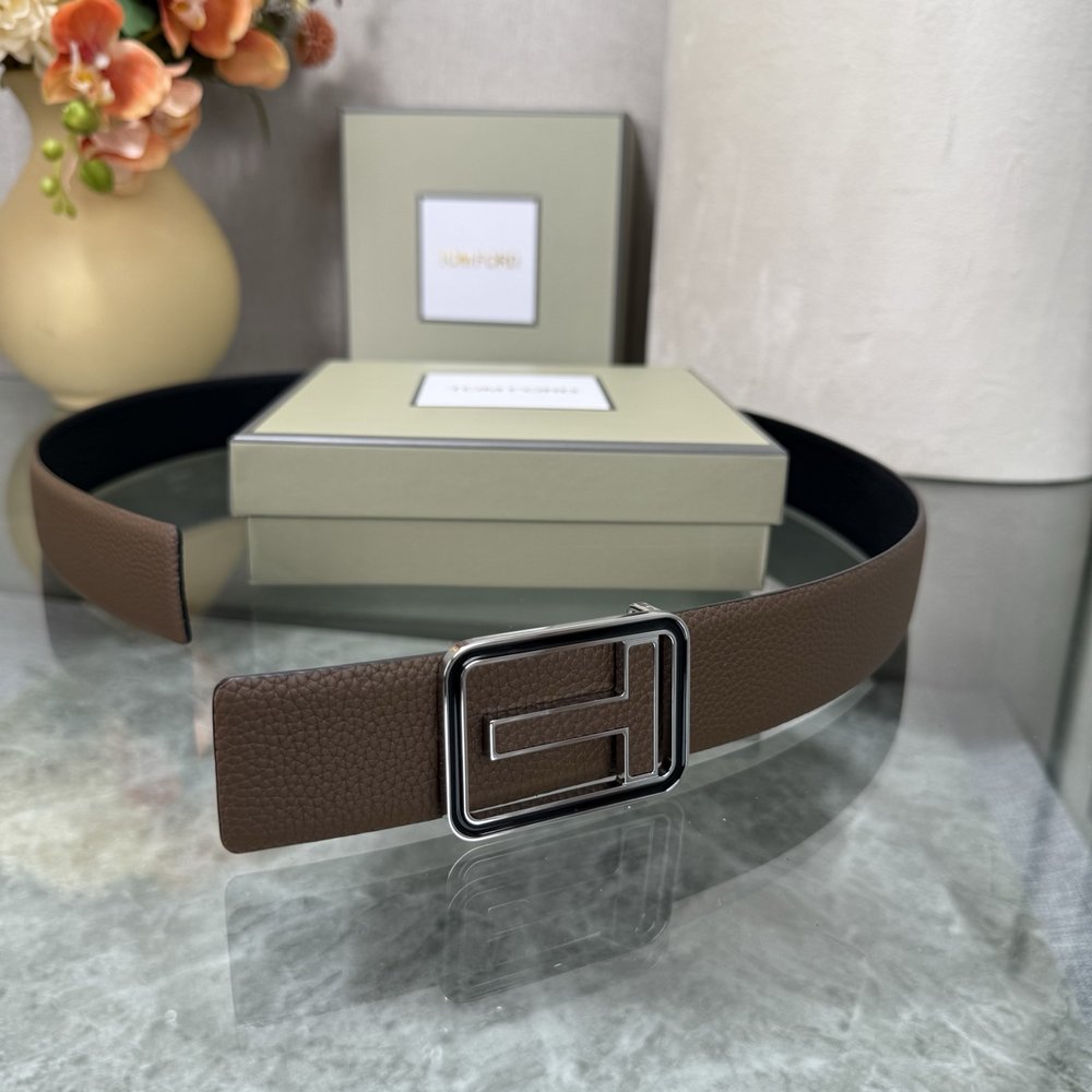 톰포드 양면 소가죽 벨트 3.8cm 001-285932