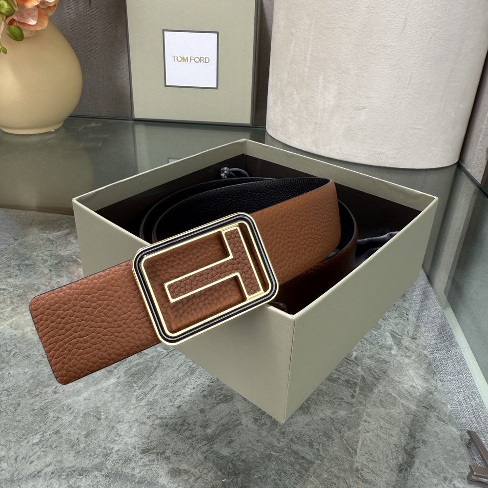 톰 포드 양면 소가죽 벨트 3.8cm 너비 001-285933