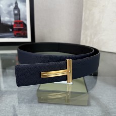 톰 포드 양면 소가죽 3.8cm 폭 벨트 001-285942