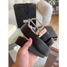 몽블랑 소가죽 핀버클 벨트 001-285947