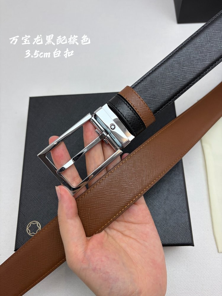 몽블랑 소가죽 비즈니스 캐주얼 벨트 001-285953
