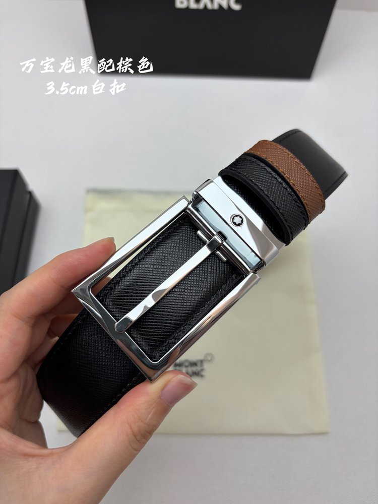 몽블랑 소가죽 비즈니스 캐주얼 벨트 001-285953