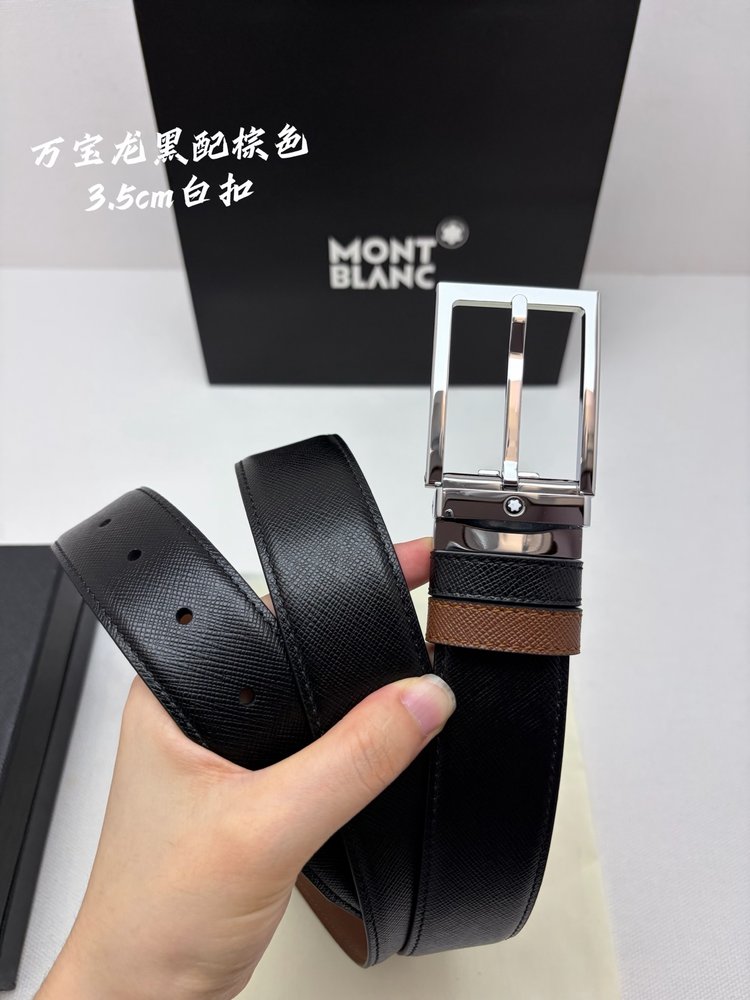 몽블랑 소가죽 비즈니스 캐주얼 벨트 001-285953