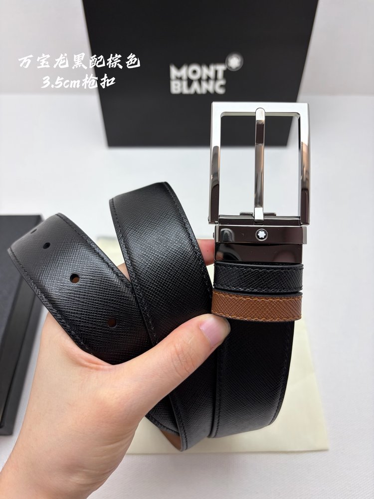 몽블랑 소가죽 비즈니스 캐주얼 벨트 001-285955