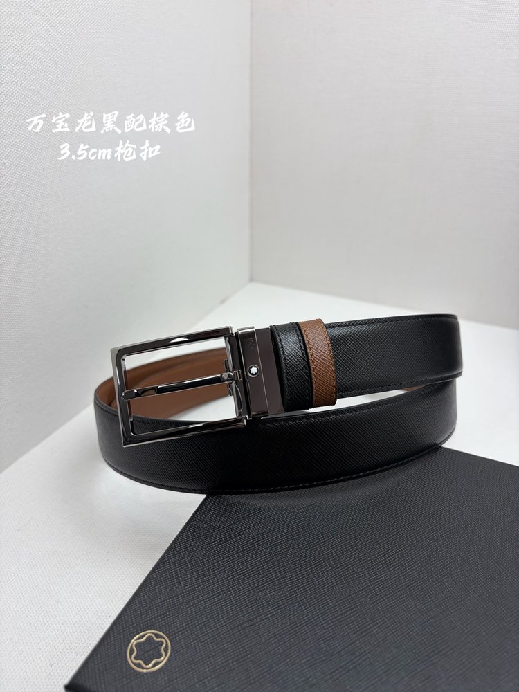 몽블랑 소가죽 비즈니스 캐주얼 벨트 001-285955