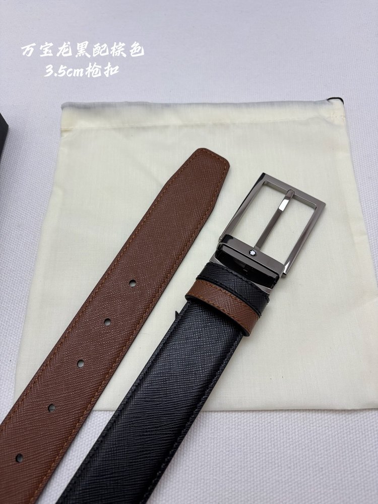 몽블랑 소가죽 비즈니스 캐주얼 벨트 001-285955