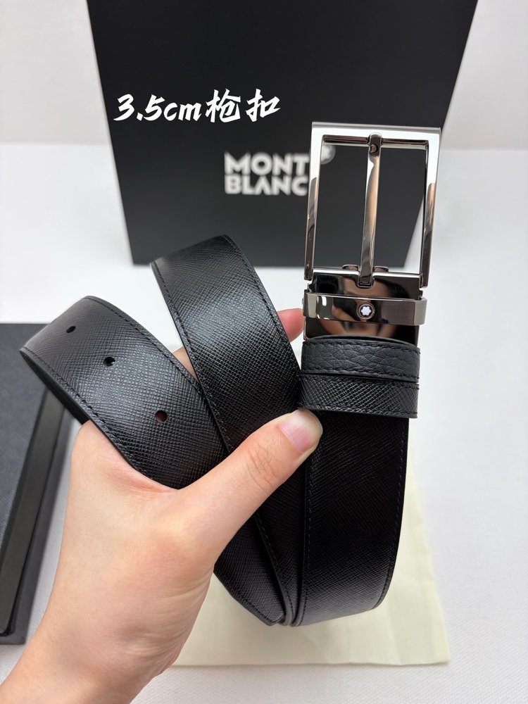 몽블랑 3.5cm 비즈니스 캐주얼 벨트 001-285957