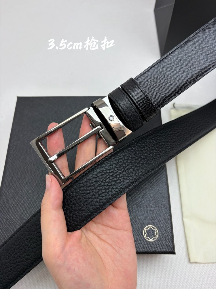 몽블랑 3.5cm 비즈니스 캐주얼 벨트 001-285957