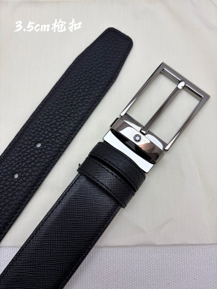 몽블랑 3.5cm 비즈니스 캐주얼 벨트 001-285957