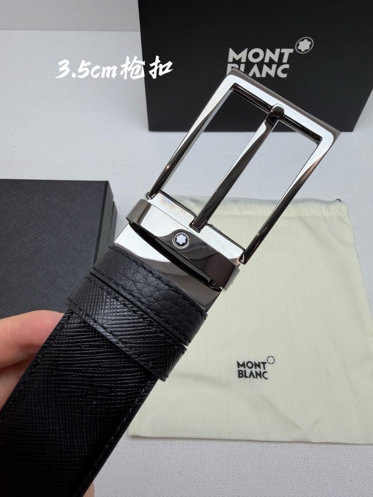 몽블랑 3.5cm 비즈니스 캐주얼 벨트 001-285957