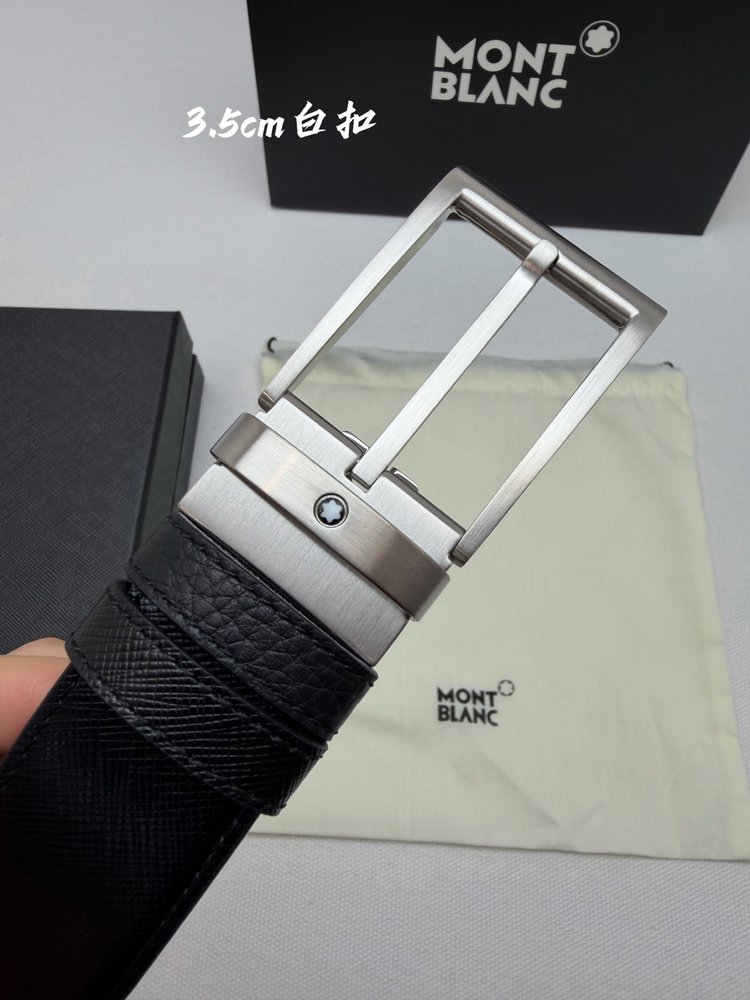 몽블랑 천연가죽 비즈니스 캐주얼 벨트 001-285959