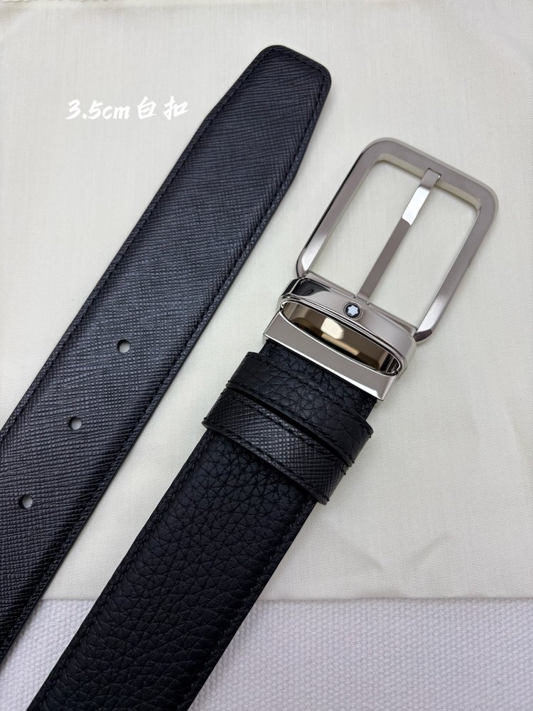 Montblanc 가죽 비즈니스 캐주얼 벨트 001-285961