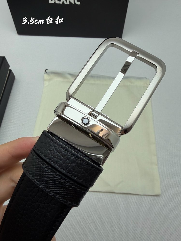 Montblanc 가죽 비즈니스 캐주얼 벨트 001-285961