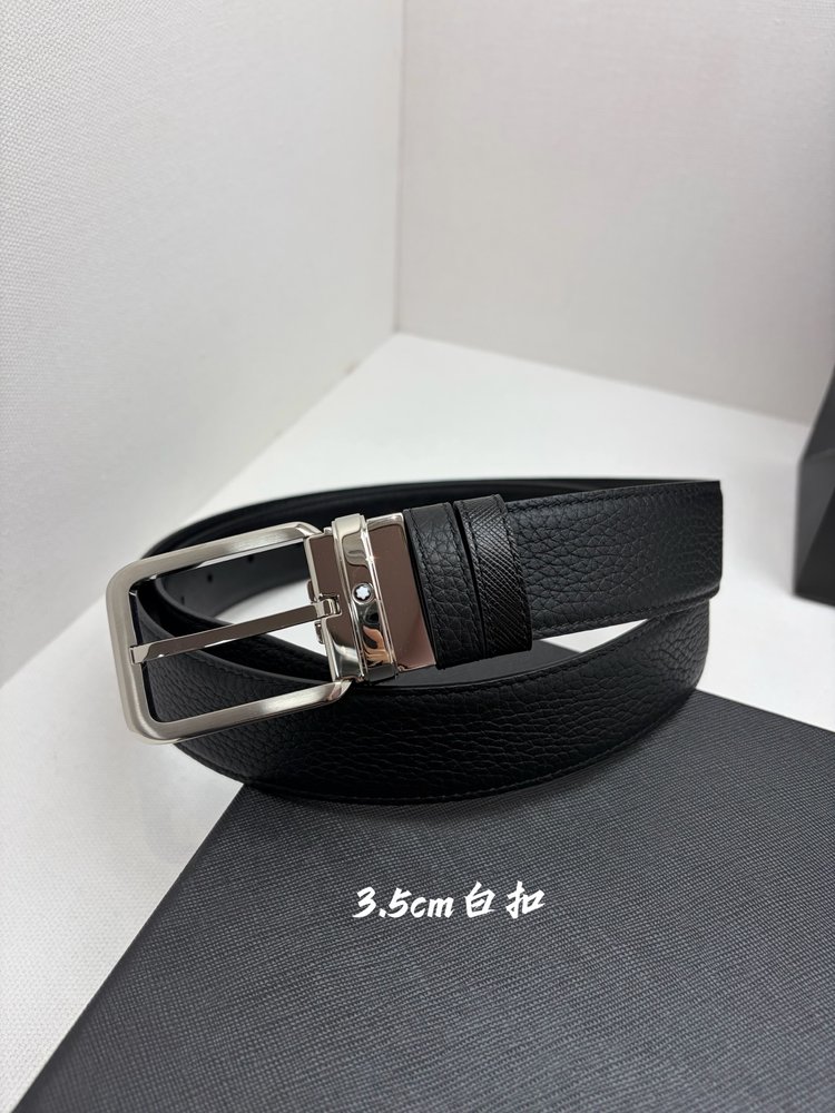 Montblanc 가죽 비즈니스 캐주얼 벨트 001-285961